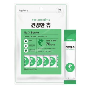 조이펫 고양이 건강한츄 가다랑어 72g (12g x 6개입)