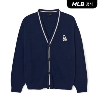 MLB [코리아공식] 클래식 모노그램 톤톤 가디건 LA (L.Navy)