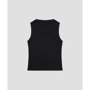 슬림핏 트리 로고 슬리브리스 Black 탱크탑 DIKW261LRSL001BK 6143136