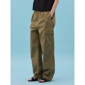 STRAIGHT CARGO PANTS - KHAKI