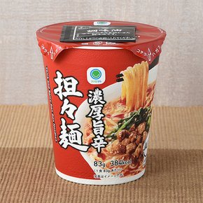 일본 훼미리마트 편의점 짙은 맛 매운 탄탄멘 라면 83g