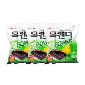 롯데제과 목캔디 허브파워 217g x 3개