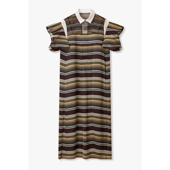 사카이 여성 호리존탈 스트라이프 드레스 6416161109000