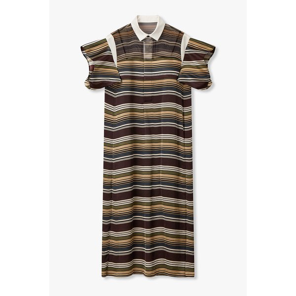 여성 호리존탈 스트라이프 드레스 6416161109000