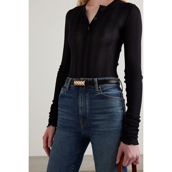 케이트 쥴리어스 스몰 가죽 벨트 블랙 1647597326864707