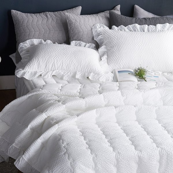 더블리 멜프릴 리플 아사 간절기 여름이불 Q 베개세트