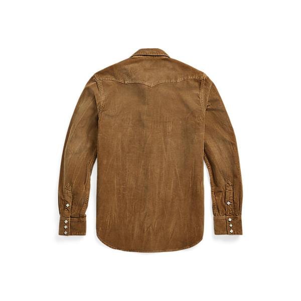 슬림핏 코듀로이 웨스턴 셔츠(MNRRWOV16820278101)