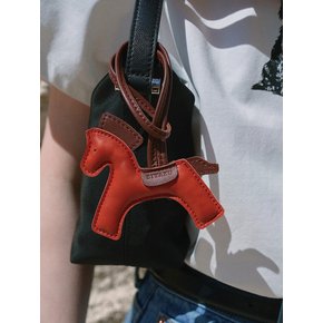 SIAC3116 Lambskin Horse Charm_Red