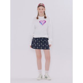 MET balloon sweatshirt & mini skirt set