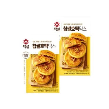 CJ제일제당 백설 찹쌀 호떡믹스 400g x2개