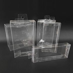 PVC 투명 사각 케이스 벌크포장 선물포장 박스 4호 X ( 5매입 )
