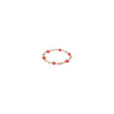 14K Vivid Dot Chain Ring_Neon