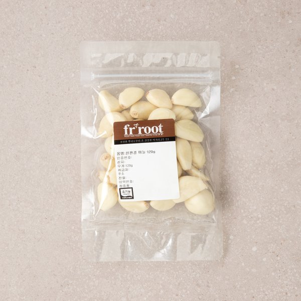 [푸릇] 친환경 깐마늘 120g