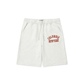 NEW YORK ARCH LOGO SWEAT SHORTS PANTS 오트밀