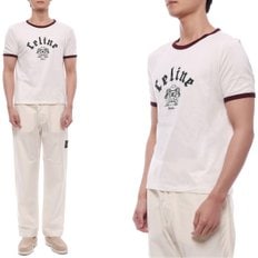 25SS 남성 고딕 블라종 프린트 반팔티셔츠 (RX04A671Q FZN1 25S)