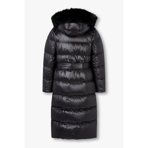 디태처블 폭스퍼 트림 롱 다운 점퍼 7155417006199