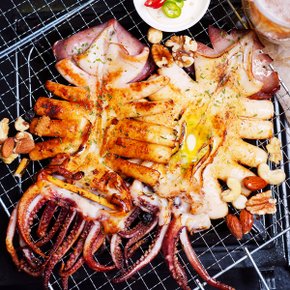 해풍맞은 포항 구룡포 쫄깃 반건조오징어 소소 700g(10미)