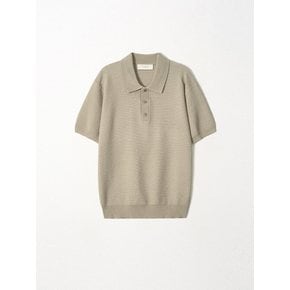 Textured Collar Knit_Beige