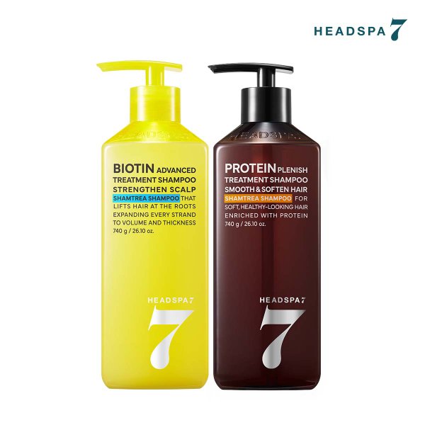 비오틴+프로틴 트리트먼트 샴푸 740g 2개