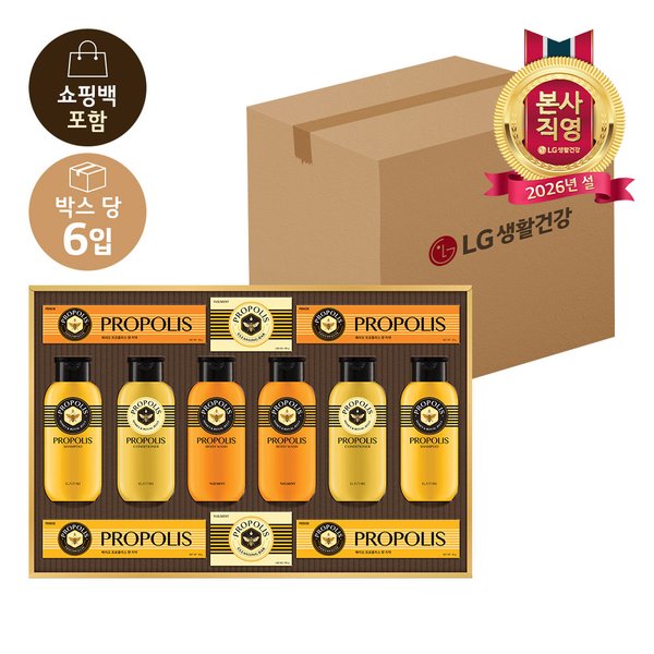LG설선물세트 프로폴리스 M호 x 6개(1박스)