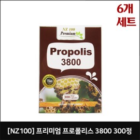 NZ100 프리미엄 프로폴리스 3800 300정 x6