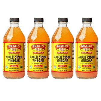  [해외직구]브래그 애플 사이더 비너거 사과식초 473ml 4팩/ Bragg Apple Cider Vinegar 16oz