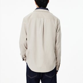 남 라이트 코듀로이 셔츠(BEIGE / NAVY)