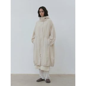 drawstring coat (ivory)