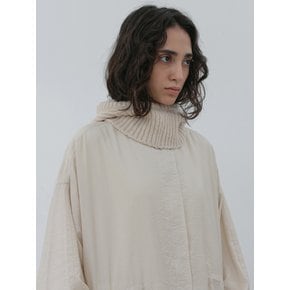 drawstring coat (ivory)