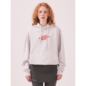 For Rest Run Basic Hoodie_White Melange