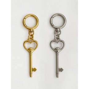 Heart Key Charm_2Colors