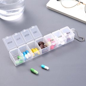 일주일 휴대용 약통 알약통 케이스 요일별 소분 보관함 ODM-PILLBOX4