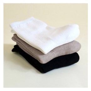여성 쿠션 파일 골지양말 3PACK