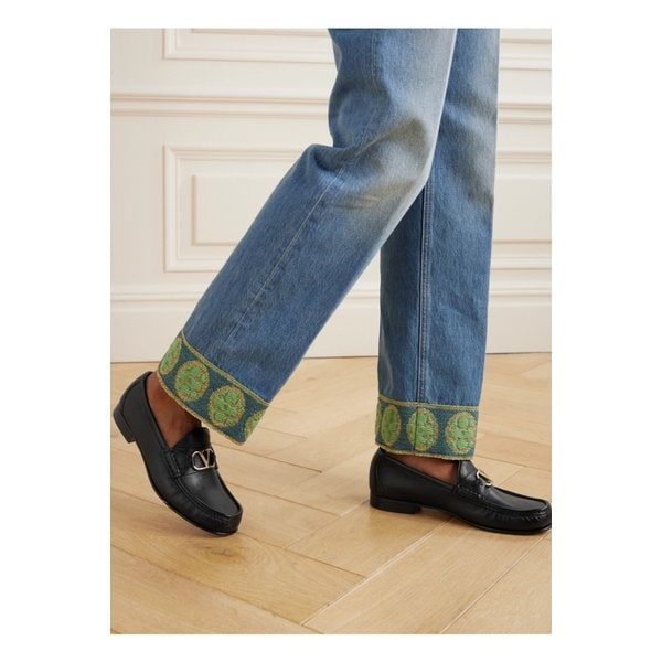 브이로고 시그니처 가죽 로퍼 20mm 블랙 1647597350077127