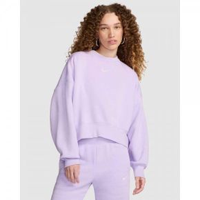 4815296 Nike Phoenix Fleece Over-Oversized Crew-Neck Sweatshirt - Violet Mist  Sail