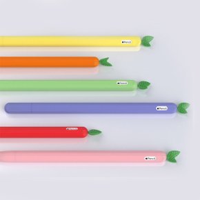 애플펜슬 2세대 전용 프루트 새싹 실리콘 커버 케이스 Apple pencil 2