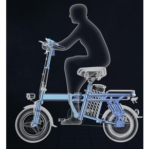 접이식 전기자전거 출퇴근 48V 배달용 전동 자전거