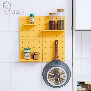 무타공 멀티 타공판 벽걸이 인테리어 선반 페그보드