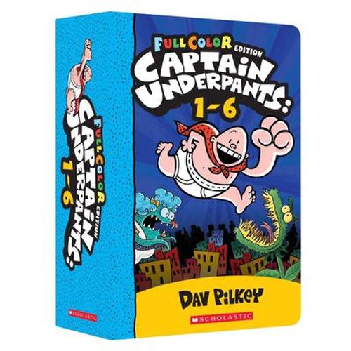Captain Underpants 1~6 Box Set (Color Edition)