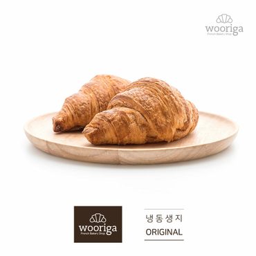 우리가스토리 프랑스 크로아상 60g 10개 냉동생지 냉동빵