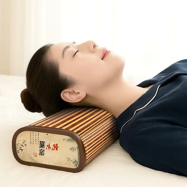 [1+1] 시원한 대나무 베개 통기성 좋은 여름 목침 쿨베개