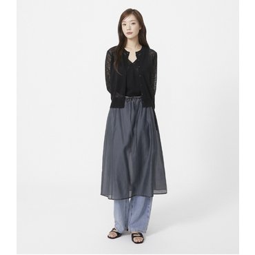 플라스틱아일랜드 레이어드 시스루 스커트 (PR3WS801)