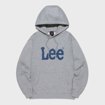 LEE 빅 트위치 로고 후드 티셔츠 그레이 LE2501HD01GR