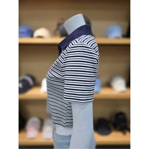 [캘빈클라인진]CK진여성 아카이브 로고 립 폴로 티셔츠(47AB206-WA0)