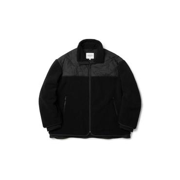 브롬톤 [브롬톤런던][P233UPD220]퀄팅 블록 플리스 집업 QUILTED BLOCK FULL ZIP FLEECE - BLACK