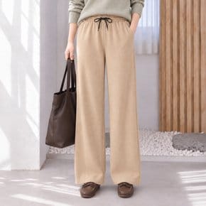 데일리 스트링 코듀로이 밴딩 와이드 팬츠_M2609PT101C