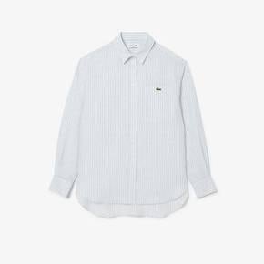 [시흥점] 여성 오버사이즈핏 컬러 스트라이프 린넨 셔츠 CF4621-56GO(2컬러)