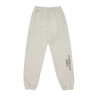 아크메드라비 ESSENTIAL LOGO PANTS OATMEAL - 에션셜 로고 팬츠