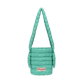 PUPPY quilted BUCKET CROSS NUGGET -  MINT