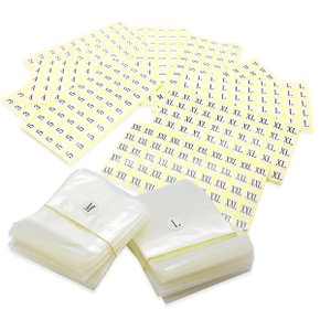발롱 유포지 20mm 사이즈 스티커 의류 스티커 숫자